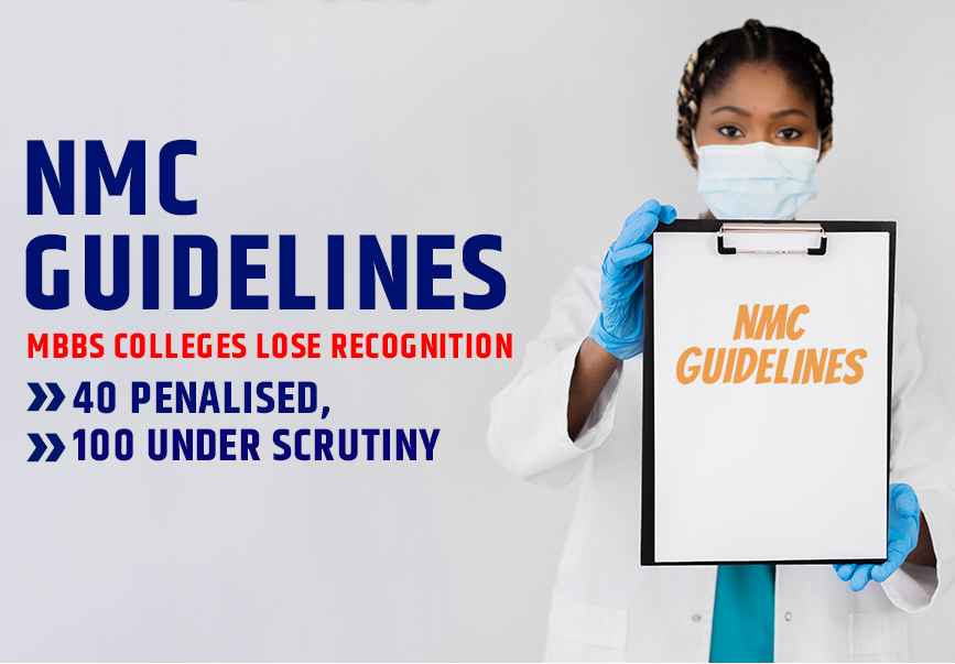 list of 40 penalised medical college by NMC